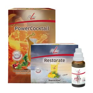 Powercocktail (파워칵테일), Restorate (레스토레이트) , Heart Duo (하트듀오) - FitLine (피트라인) | Healthy Juice & Supplement